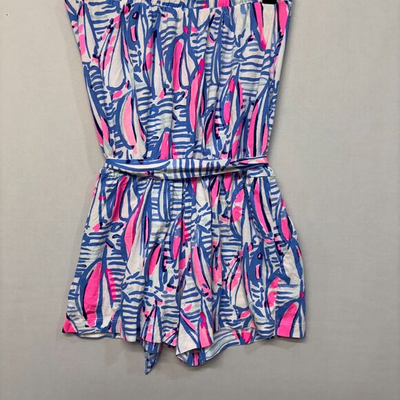 Lilly Pulitzer Women Strapless Ritz Romper Size Small Boho Colorful D043 -5 - Picture 16 of 16